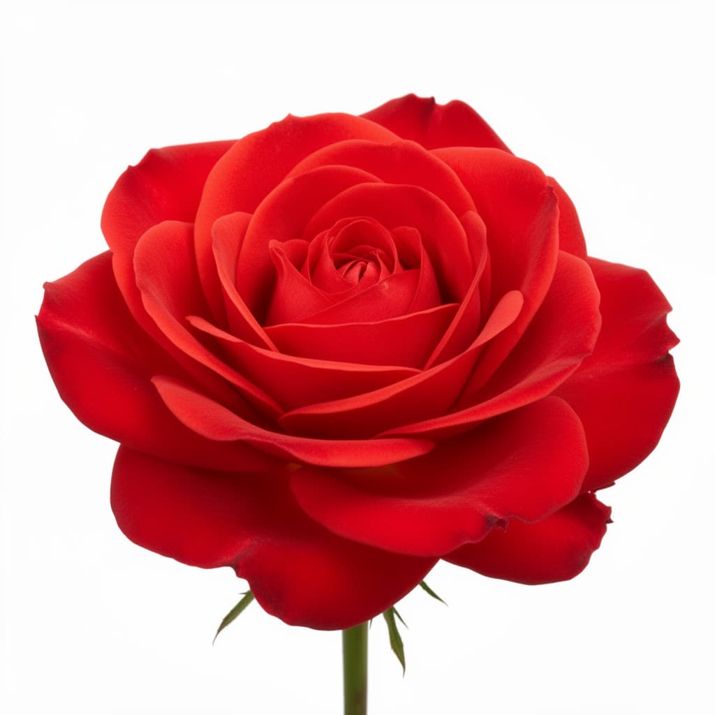 Deep red rose in full bloom — petals used in InVine's Rose Renewal Crème