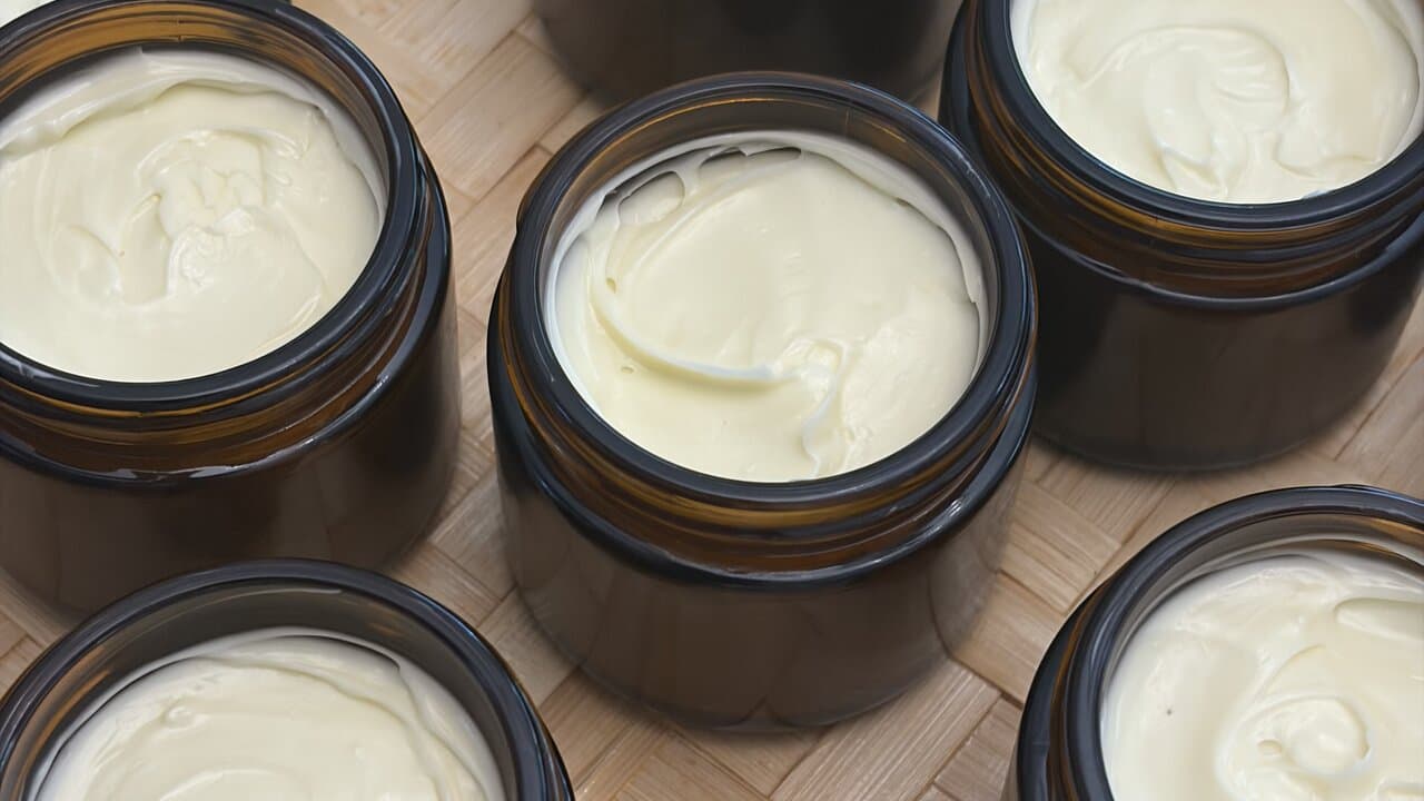 Plant-based skincare brands — assortment of small-batch botanical balms, creams, and oils