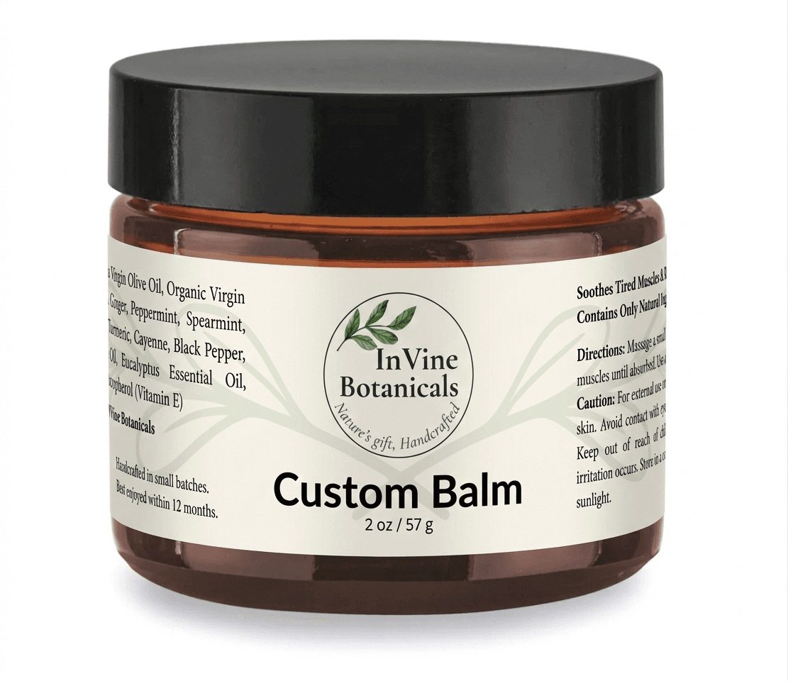 InVine Botanicals custom made-to-order herbal balm