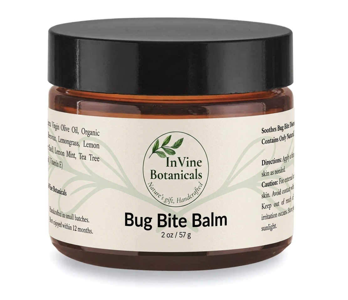 Bug Bite Balm - Whole-Herb Infusion Skin Care | InVine Botanicals